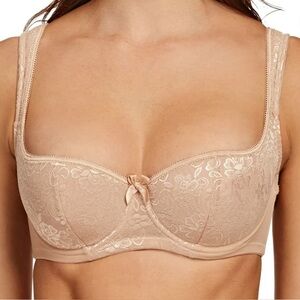 NWT. MELENECA Balconette Underwire Sexy Lace Bra